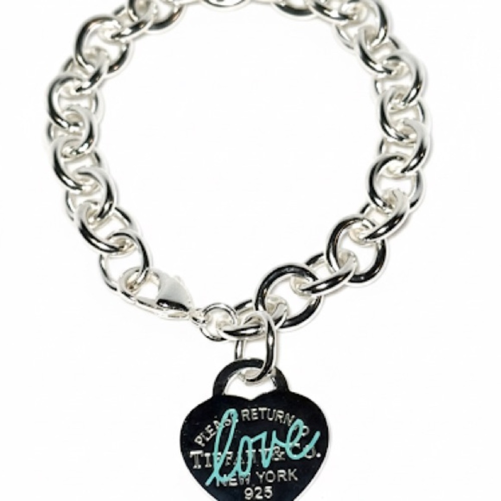 Silver Heart Charm Bracelet - Picture 4 of 5